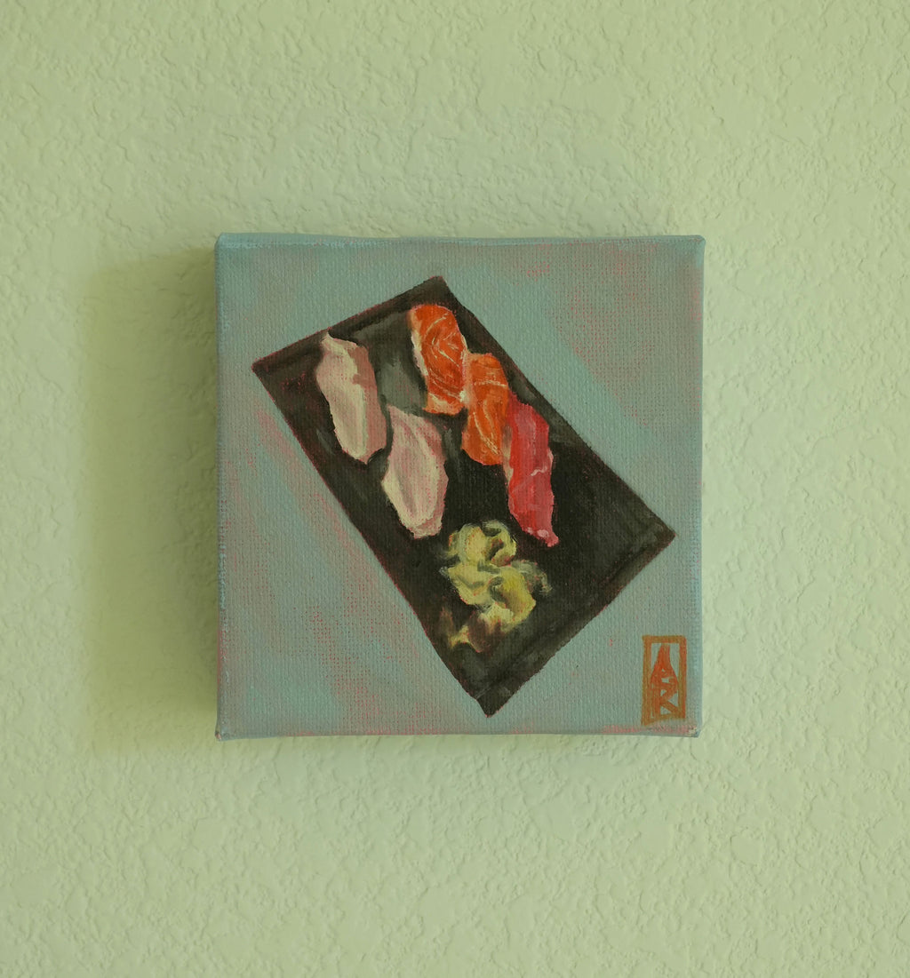 Sushi, 4x4 Inch Original