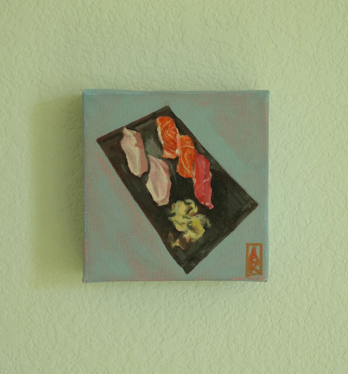 Sushi, 4x4 Inch Original
