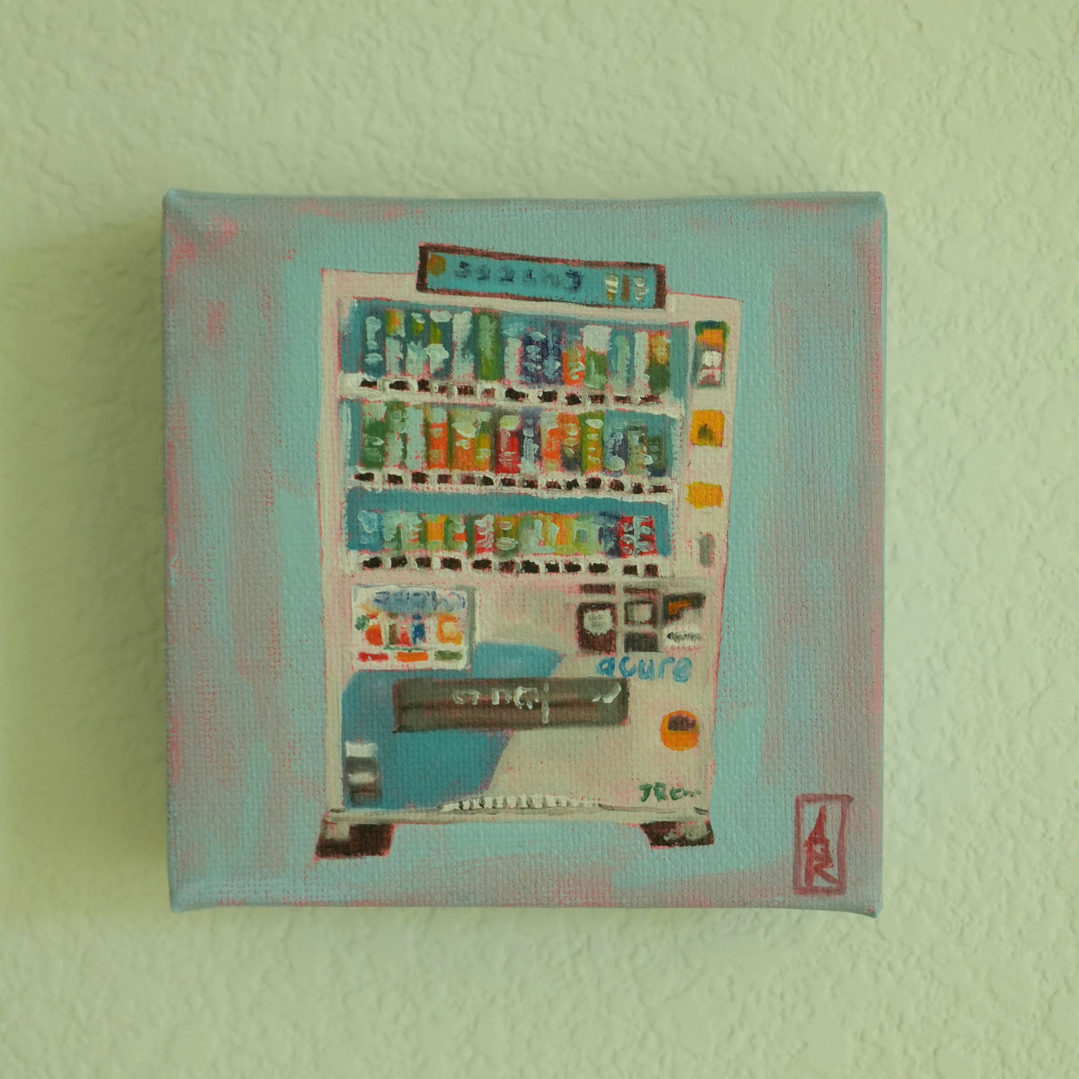 Vending Machine, 4x4 Inch Original